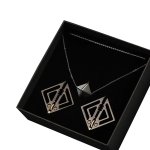 Lockink - Regulowane Zaciski Na Sutki Z Ciężką Zawieszką Szare