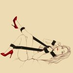 Lockink - Zestaw Rozpórek Do Nóg Z Pasami W Zestawie Czarne