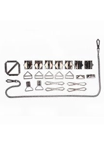 Lockink - Zestaw BDSM Do Krępowania Swojego Partnera Czarny