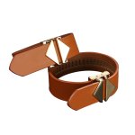 Lockink - Zestaw Regulowanych Mankietów Na Kostki I Nadgarstki Brązowy Hogtie Set