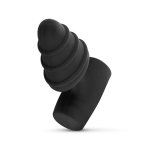 Love In The Pocket - Mały Wibrujący Korek Analny Love Plug Czarny