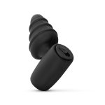 Love In The Pocket - Mały Wibrujący Korek Analny Love Plug Czarny