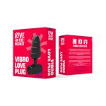 Love In The Pocket - Mały Wibrujący Korek Analny Love Plug Czarny