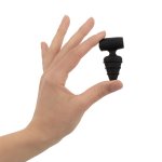 Love In The Pocket - Mały Wibrujący Korek Analny Love Plug Czarny