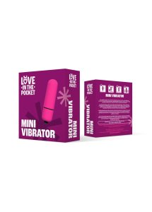 Love In The Pocket - Mini Bullet Wibrator Pocisk Wodoodporny 5,5 cm Różowy