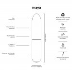 Love Not War - Wibrator Klasyczny Pocisk Maya Szary