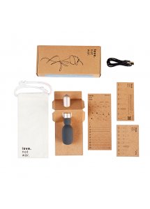 Love Not War - Masażer Różdżkowy Do Stymulacji Łechtaczki Koi Szary