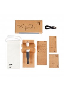 Love Not War - Wibrator Do Stymulacji Łechtaczki Meile Szary