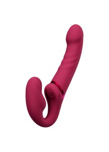 Lovense - Wielofunkcyjny Wibrator Lapis Zakrzywiony Z Dwoma Końcówkami Czerwony