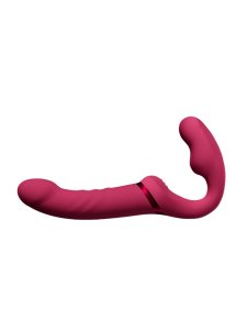 Lovense - Wielofunkcyjny Wibrator Lapis Zakrzywiony Z Dwoma Końcówkami Czerwony