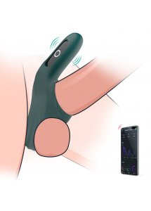 Magic Motion - Pierścień Na Penisa Ze Stymulacją Kobiety I Aplikacją Zielony Rise Smart