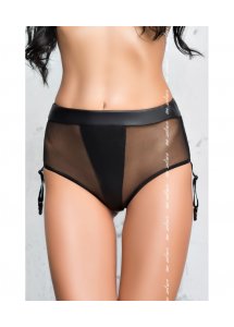 Prześwitujące Majteczki Z Podwyższonym Stanem Ina - Me Seduce Czarny