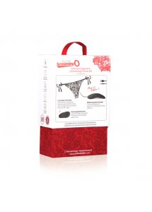 Wibrujące majteczki z pilotem - The Screaming O Premium Ergonomic Remote Panty Set 