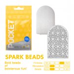 Masturbator kieszonkowy podręczny - Tenga Pocket Stroker  Spark Beads