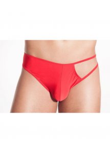 Męskie Majtki Z Bocznym Wycięciem Cedric - Me Seduce Czerwony