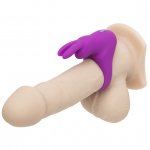 Pierścień wibrujący na penisa - Happy Rabbit Rechargeable Vibrating Rabbit Cock Ring Czarny