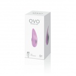 Mocny stymulator łechtaczki - Ovo S1 Rechargeable Lay On  Różowy
