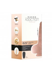 Naked Addiction - Realistyczne Dildo Z Pilotem 16,5 cm Cielisty Thrusting Dong