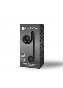 Snail Vibe - Wibrator Ślimak Ze Stymulatorem Łechtaczki Roll Tech Czarny