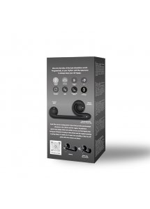 Snail Vibe - Wibrator Ślimak Ze Stymulatorem Łechtaczki Roll Tech Czarny