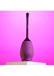 Playboy Pleasure - Silikonowy Wibrator Płatkowy Jak Róża Fioletowy