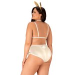 Obsessive - Seksowny 4-Częściowy Błyszczący Komplecik Neo Goldes 2XL/3XL