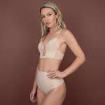 Bye Bra - Biustonosz Z Głębokim Zanurzeniem Ultra Plunge Beżowy