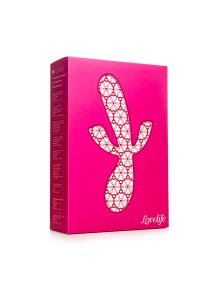 Lovelife - Silikonowy Wibrator Adventure 2 Potrójnie Stymulujący Różowo-Biały