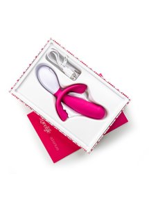 Lovelife - Silikonowy Wibrator Adventure 2 Potrójnie Stymulujący Różowo-Biały