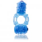 The Screaming O - Podwójny Wibrujący Pierścień Erekcyjny The Big O 2 Blue