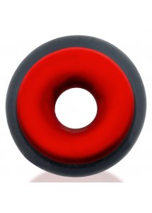 Oxballs - Pierścień Erekcyjny Z Dodatkowym Uciskiem Czerwony Ultracore Axis Ring