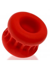 Oxballs - Pierścień Erekcyjny Z Dodatkowym Uciskiem Czerwony Ultracore Axis Ring