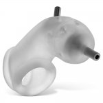 Oxballs - Klatka Erekcyjna Na Penisa Airlock Electro Air-Lite Przezroczysta