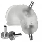 Oxballs - Klatka Erekcyjna Na Penisa Airlock Electro Air-Lite Przezroczysta