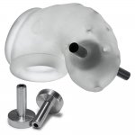 Oxballs - Klatka Erekcyjna Na Penisa Airlock Electro Air-Lite Przezroczysta