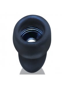 Oxballs - Zatyczka Analna Glowhole-2 Z Wkładką Led Black Morph Średnia