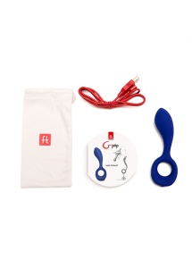 Stymulator prostaty i punktu G - Fun Toys Gpop Royal Blue 
