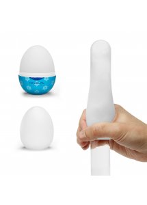 Tenga - Jednorazowy Ssący Masturbator Męski Egg Snow 6 Szt