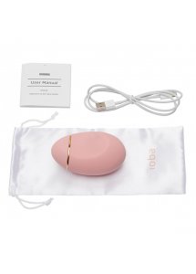 Masażer łechtaczki z ruchomą kulką - Ioba OhMyG Clitoral Stimulator Różowy