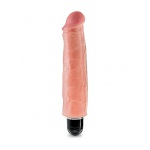 Pipedream King Cock -  dildo realistyczne WIBRACJE duży silny NATURALNY PVC - 18cm (7")