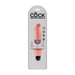 Pipedream King Cock -  dildo realistyczne WIBRACJE duży silny NATURALNY PVC - 18cm (7")
