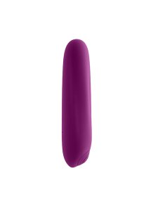 Playboy Pleasure - Klasyczny Silikonowy Wibrator Z Delikatnym Wgłębieniem Fioletowy