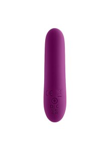Playboy Pleasure - Klasyczny Silikonowy Wibrator Z Delikatnym Wgłębieniem Fioletowy