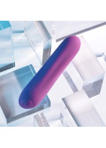 Playboy Pleasure - Klasyczny Silikonowy Wibrator Z Delikatnym Wgłębieniem Fioletowy