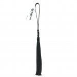 S&M - Mini Pejcz Ze Sztucznej Skóry Z Uchwytem Czarny