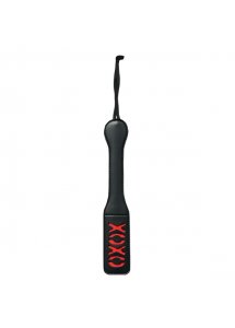 S&M - Czarna Packa Do Klapsów Z Napisem XOXO