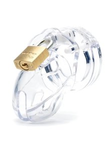 CB-X - Klatka Erekcyjna Na Penisa Mr Stubb Z Kłódką Przezroczysta 