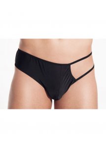 Męskie Majtki Z Bocznym Wycięciem Cedric - Me Seduce Czarny