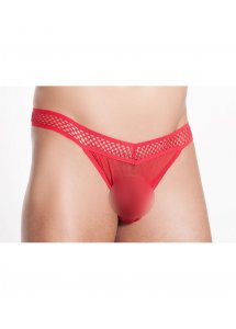 Seksowne Męskie Majteczki Z Siateczką Pascal - Me Seduce Czerwony