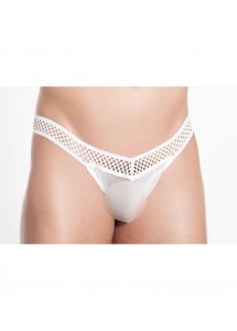 Seksowne Męskie Majteczki Z Siateczką Pascal - Me Seduce Biały